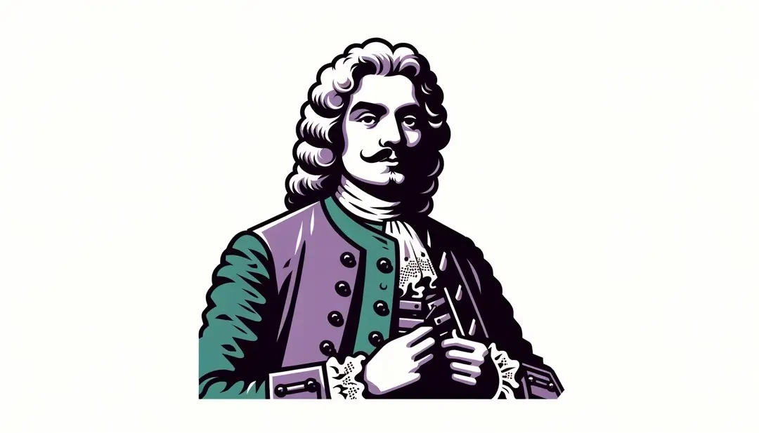 Imagen minimalista de Pierre Corneille