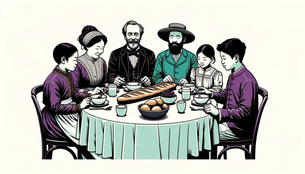 Cérémonies familiales autour de la baguette fraîchement cuite : traditions et savoir-faire artisanaux