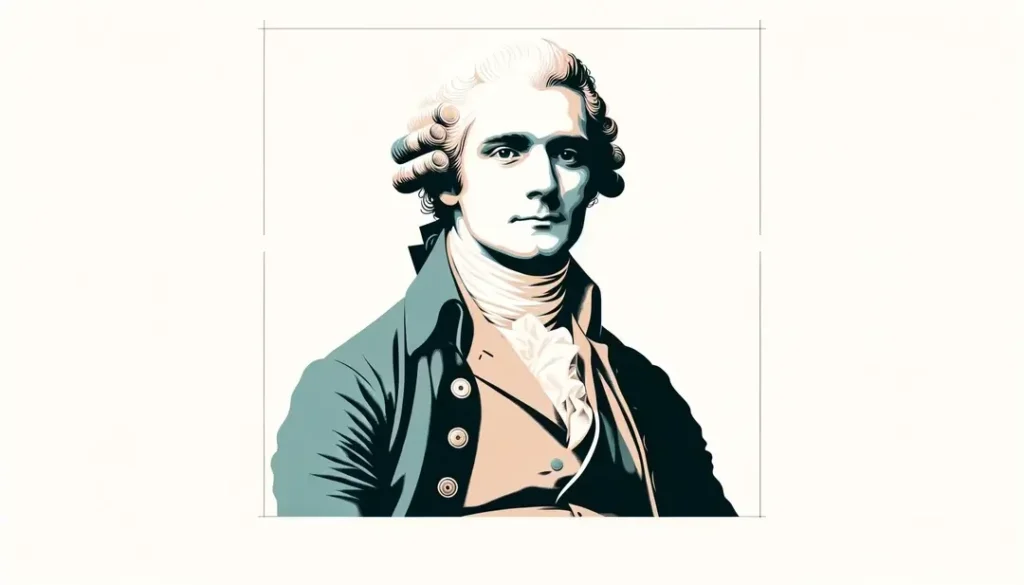 Retrato minimalista de Jean-Jacques Rousseau en el siglo XVIII