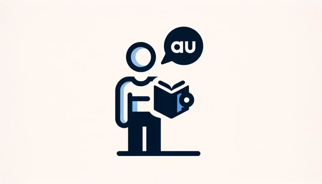 Figura humana estudiando las contracciones como “au” en francés