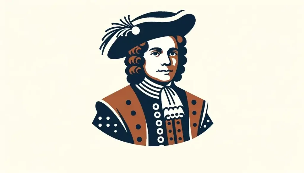 Imagen de Pierre Corneille en estilo minimalista