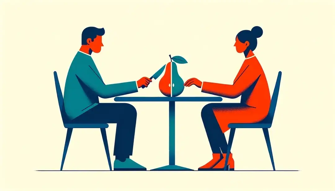 Que signifie « couper la poire en deux » dans les négociations ?