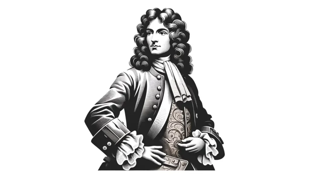 Ilustración minimalista de Jean Racine