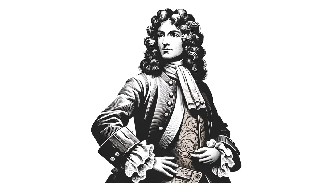 Ilustración minimalista de Jean Racine