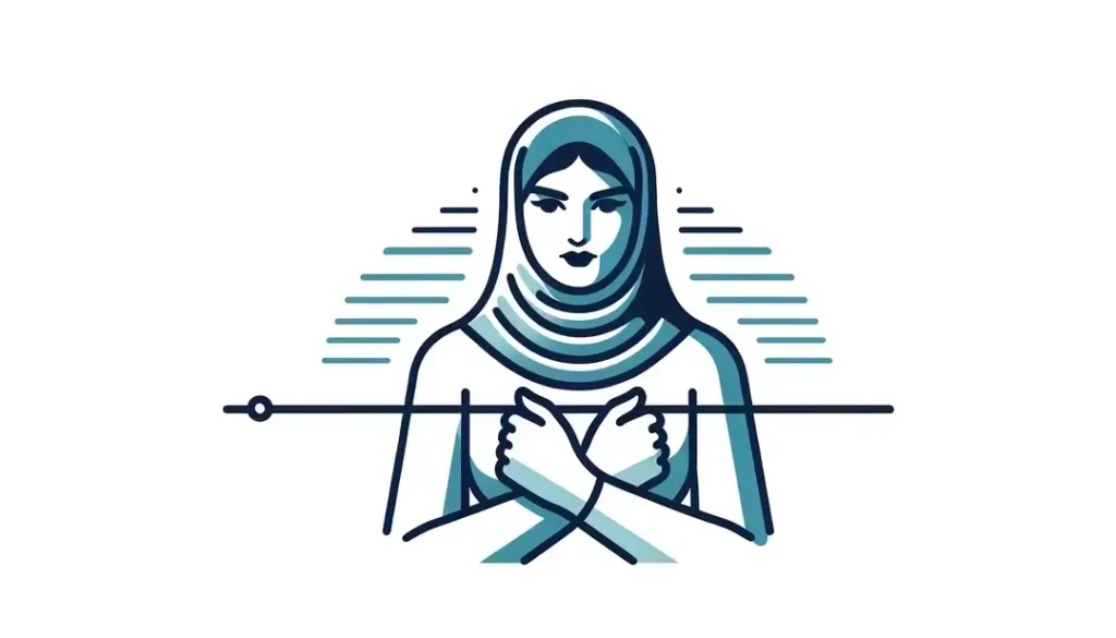 Ilustración minimalista de una figura humana representando la integridad ética