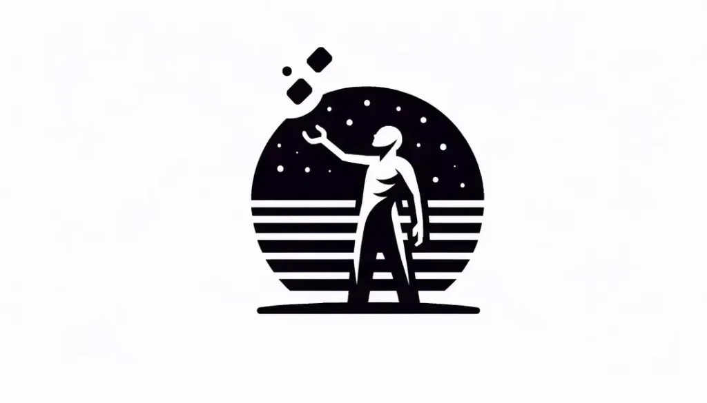 Ilustración minimalista con figura humana simbolizando "tirar la esponja" en un ring de boxeo