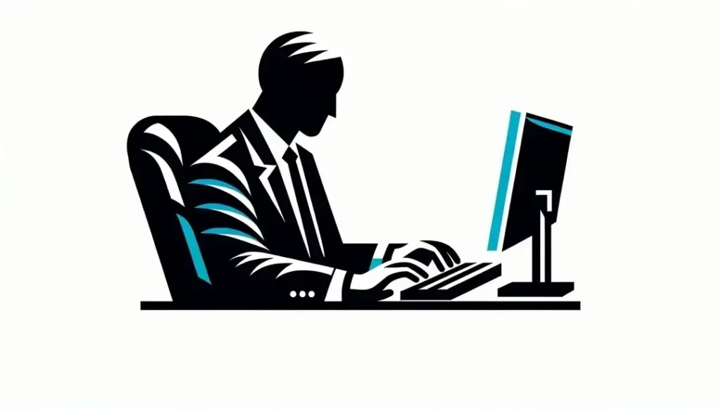 Figura humana trabajando en una adaptación lingüística en francés