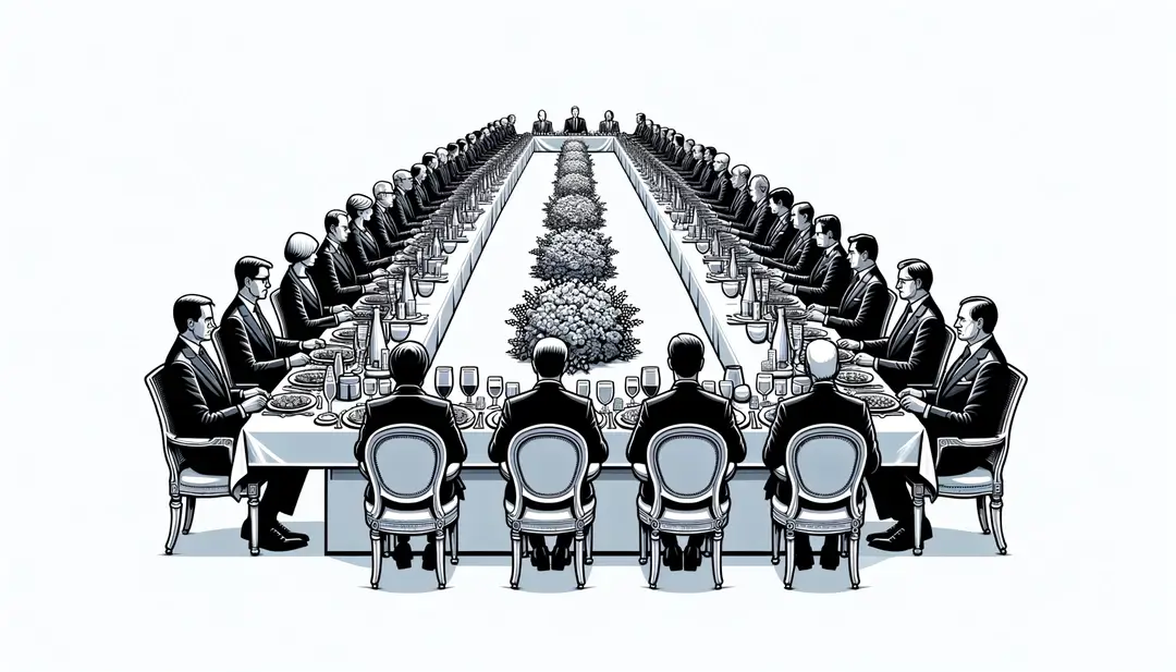 Protocole strict des banquets diplomatiques à l'Élysée