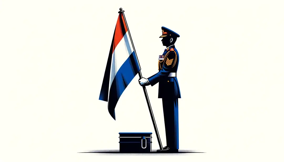 Cérémonies de retrait des drapeaux : traditions des garnisons de l'armée