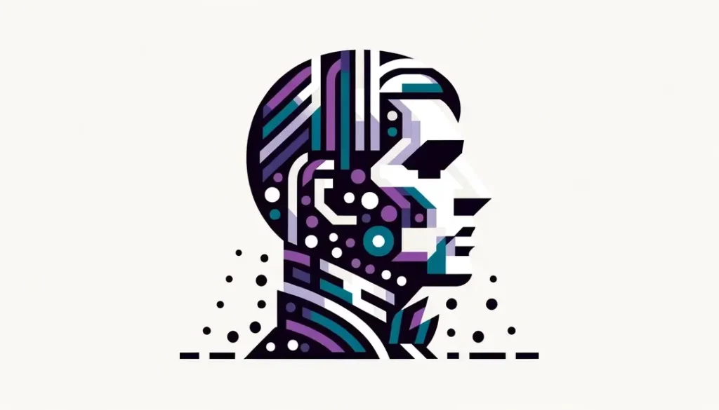 Ilustración minimalista de una figura humana en relación a las adaptaciones cinematográficas de obras de Colette