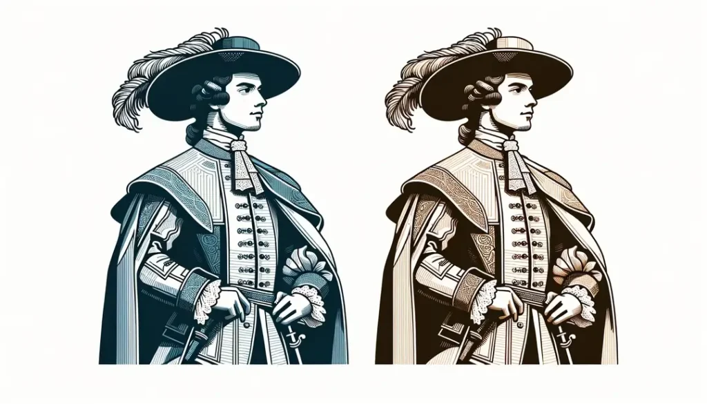 Ilustración minimalista de Richelieu en el Centro-Valle de Loira
