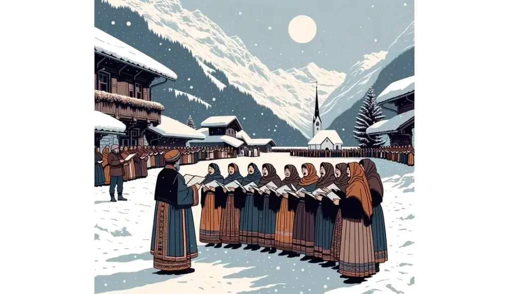 Chantons Noël en plein air : traditions alpines et magie des chorales