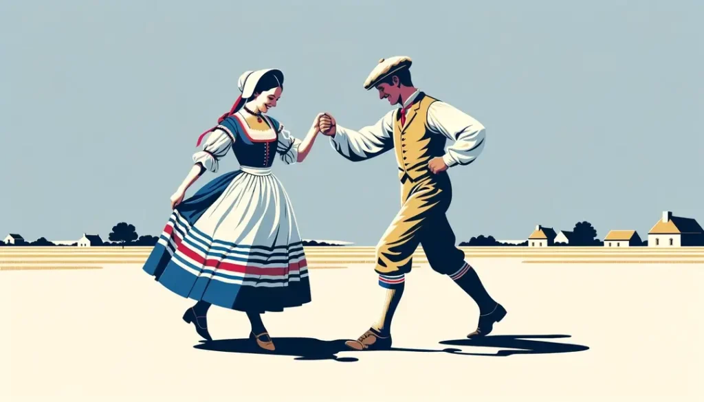 La danse du marche-polk : traditions, évolution et rôle culturel dans le Lot