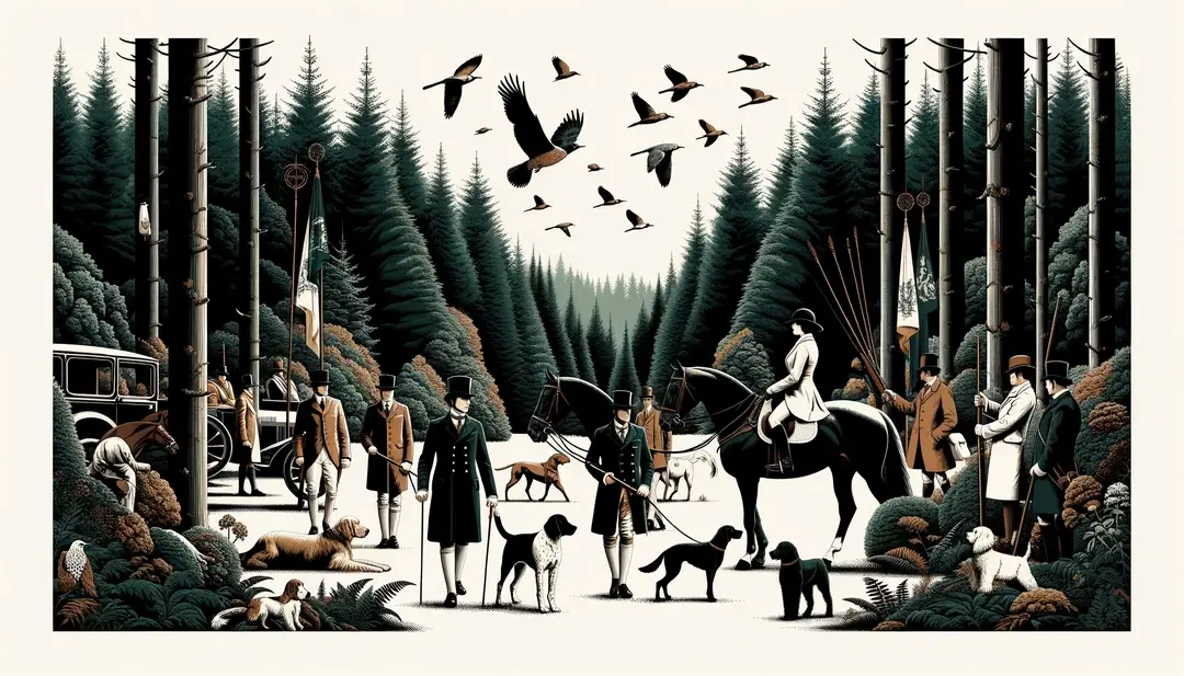 Défilés de la confrérie des chasseurs : traditions ancestrales dans les forêts royales