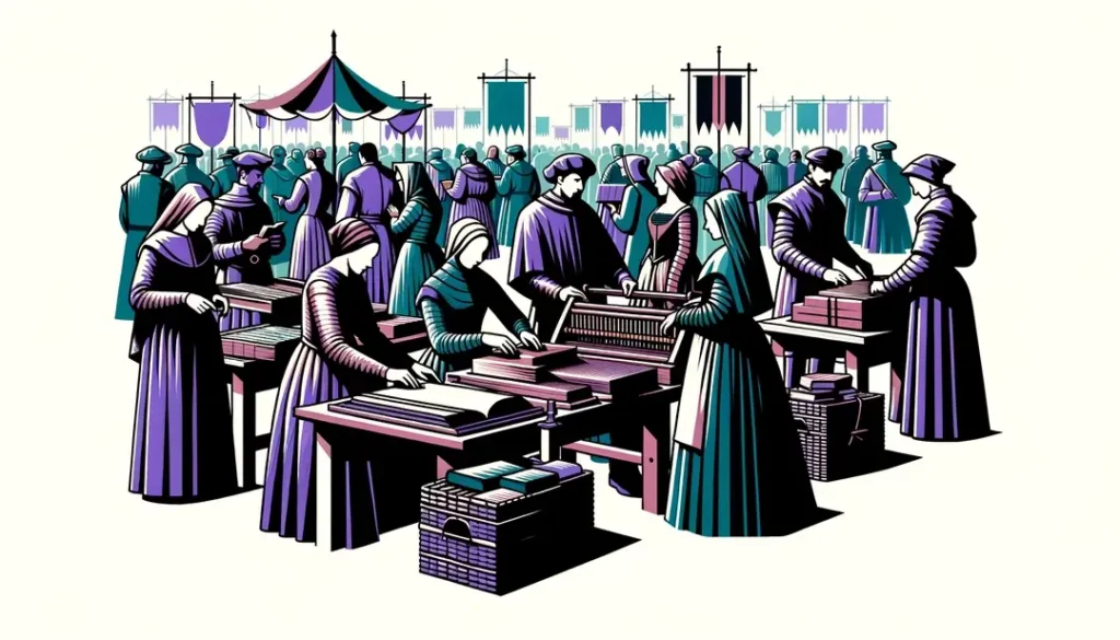 Défilés de guildes et libraires dans l’histoire des villes