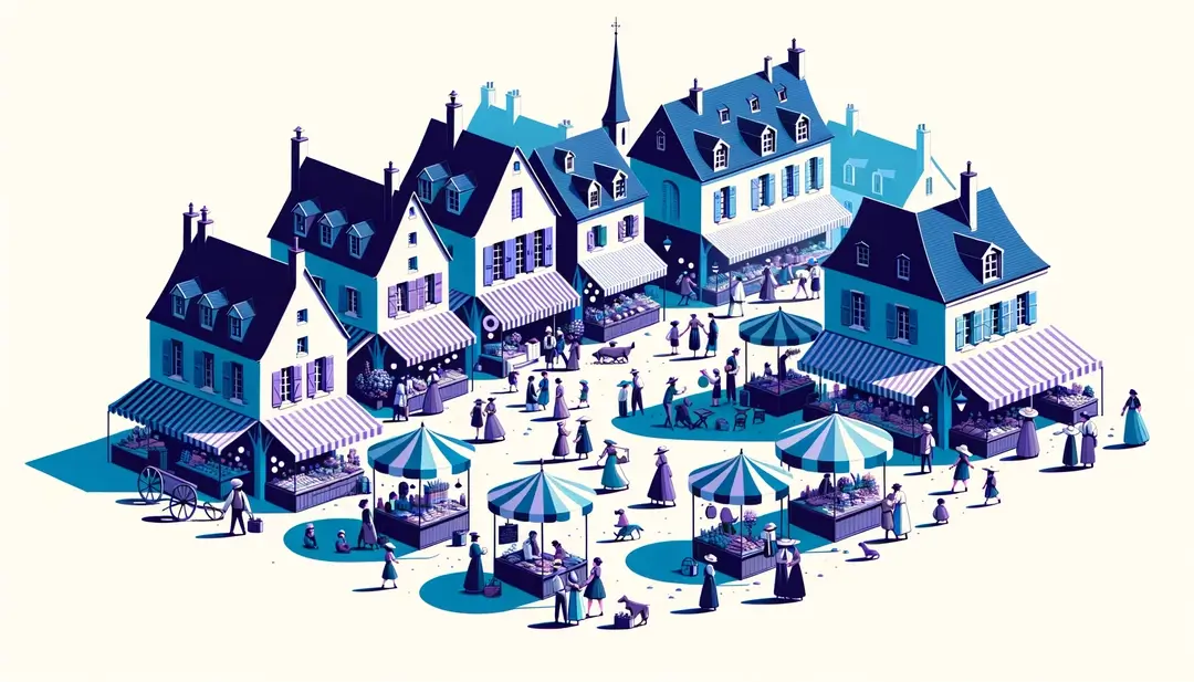 Le charme des plus beaux villages de France et leurs foires