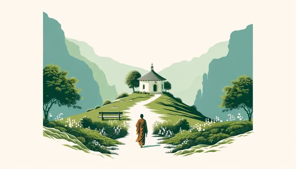 Les ermitages français : une exploration de la solitude et de la foi locale