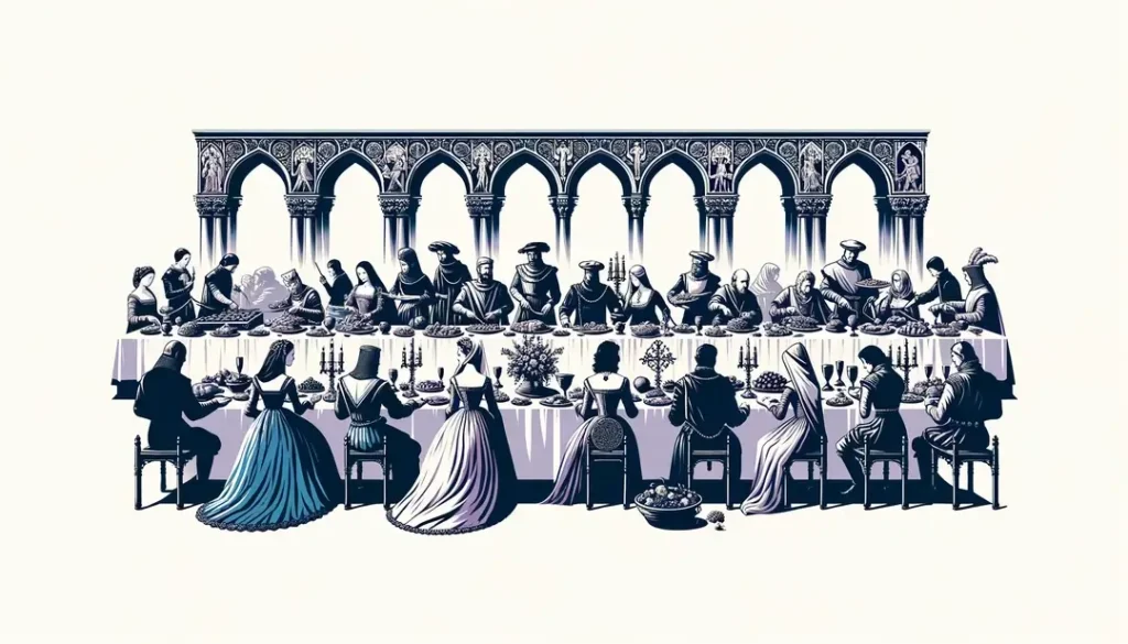 Découvre les fêtes médiévales et leurs défilés de plats anciens