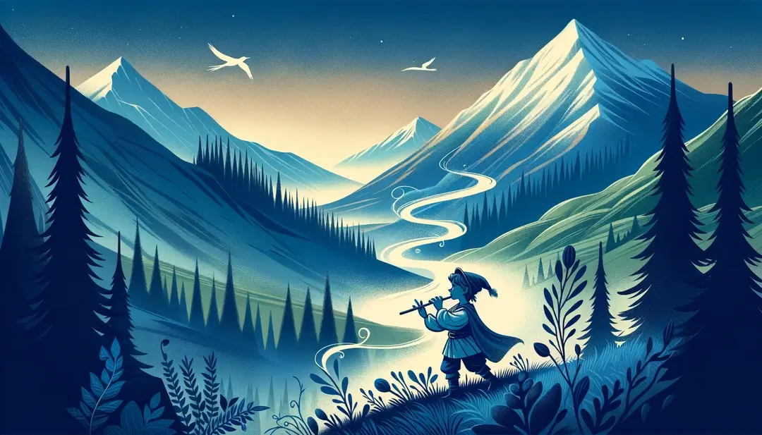 La flûte des brumes bleues