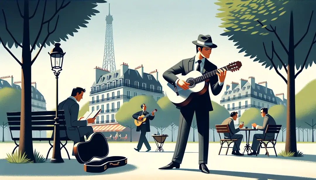 La leçon de guitare