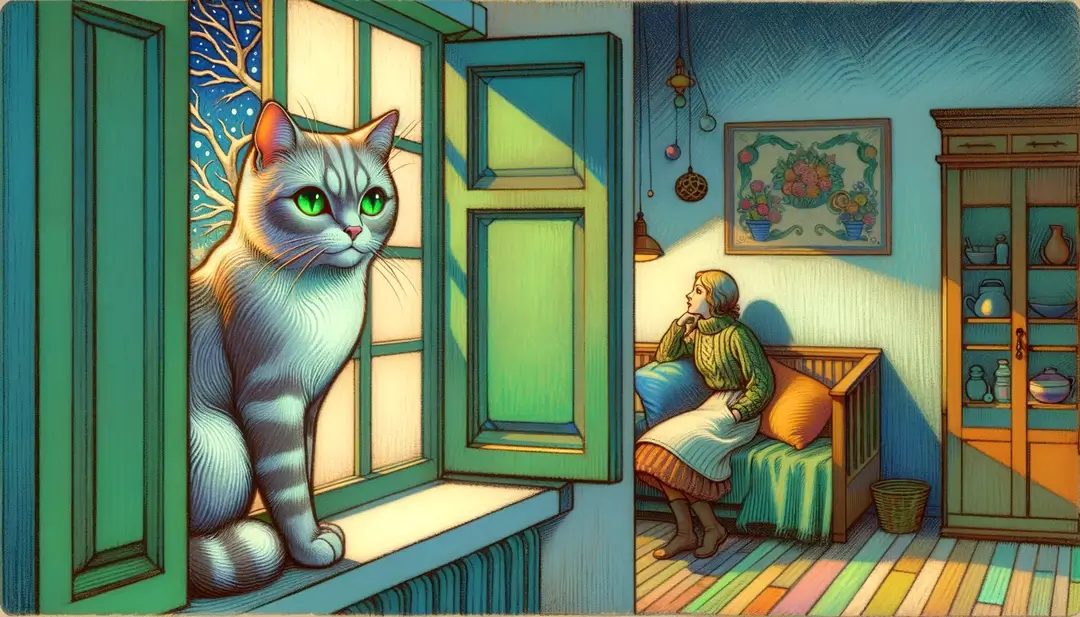 Le chat qui observe
