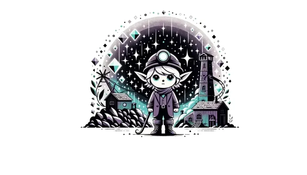 Pequeño duende minero francés
