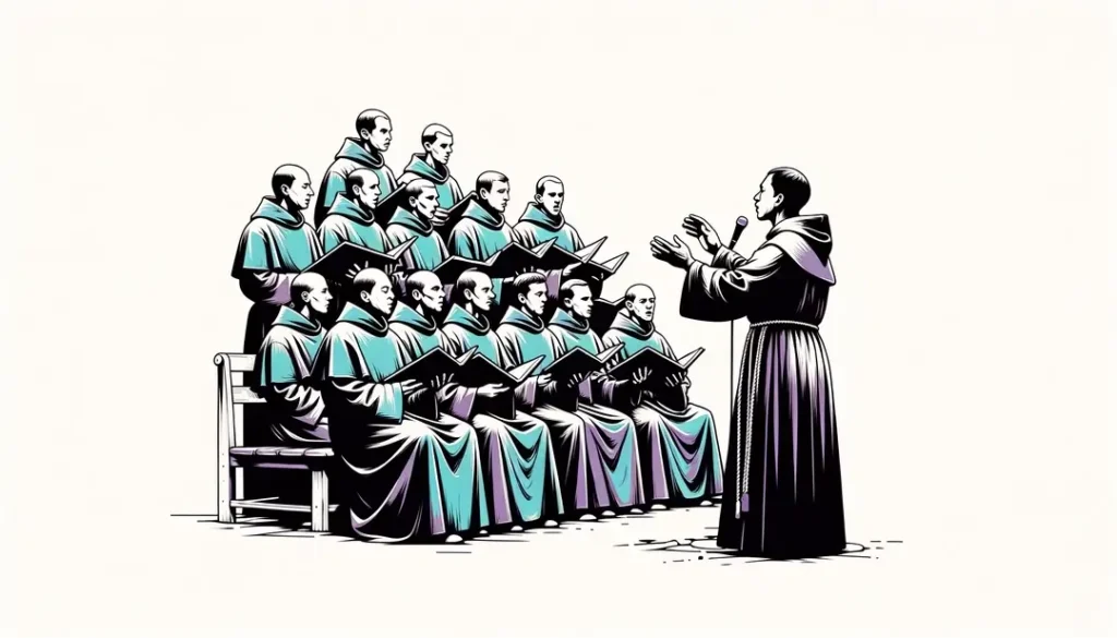 L’origine et l’influence du chant grégorien dans les abbayes gauloises : pratiques et évolution historiques