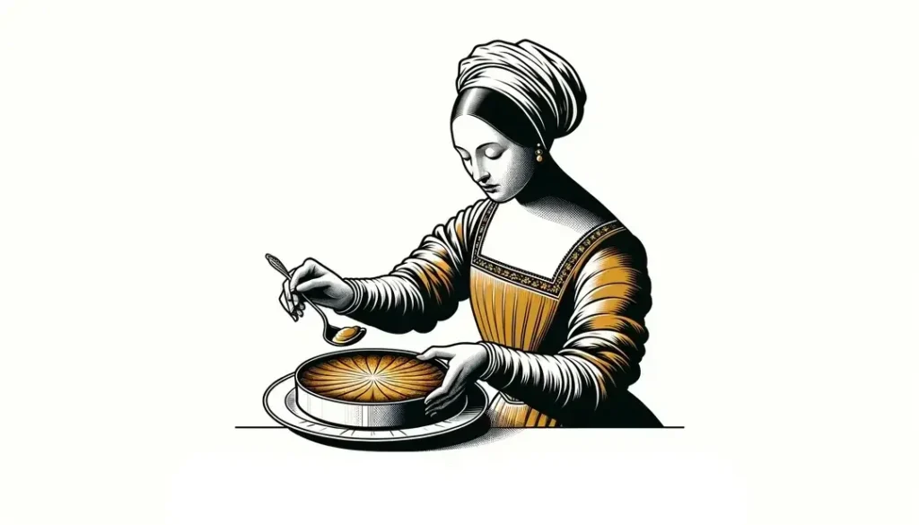 Plating de un paté en costra dorado con relleno