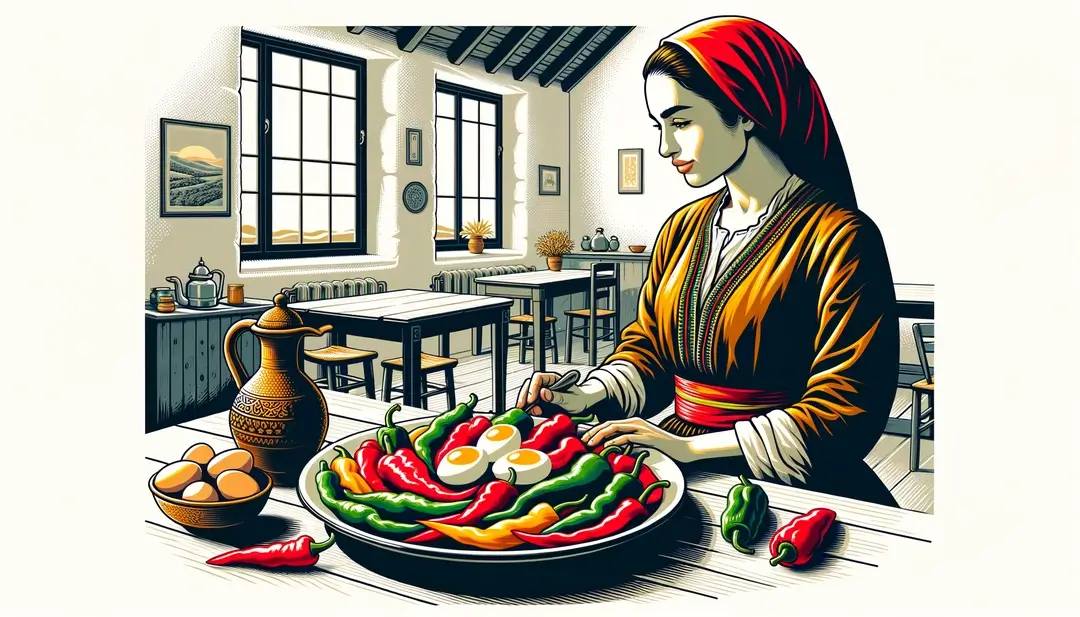 Piperade basque : œufs et poivrons en fête