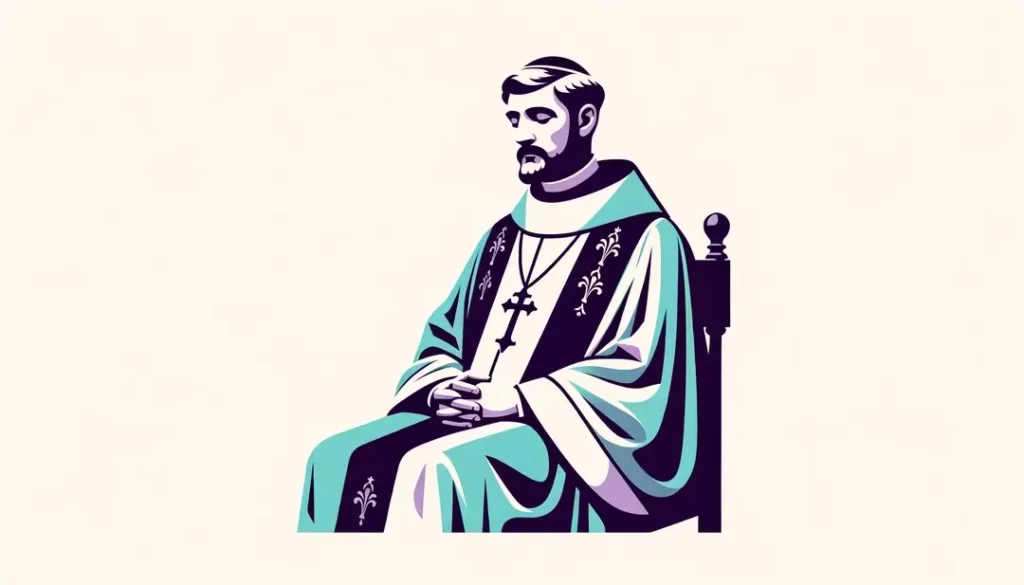 Ilustración minimalista de San Denis