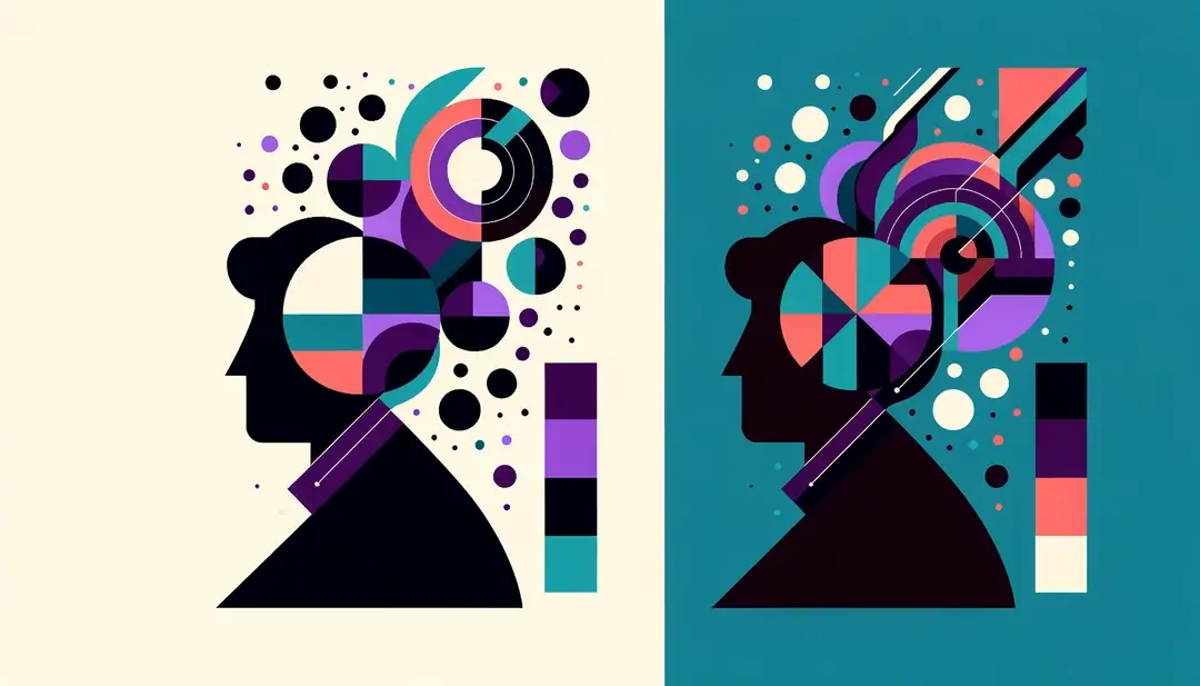 Ilustración minimalista de una figura humana explorando la conexión entre arte y política según las teorías de Jacques Rancière