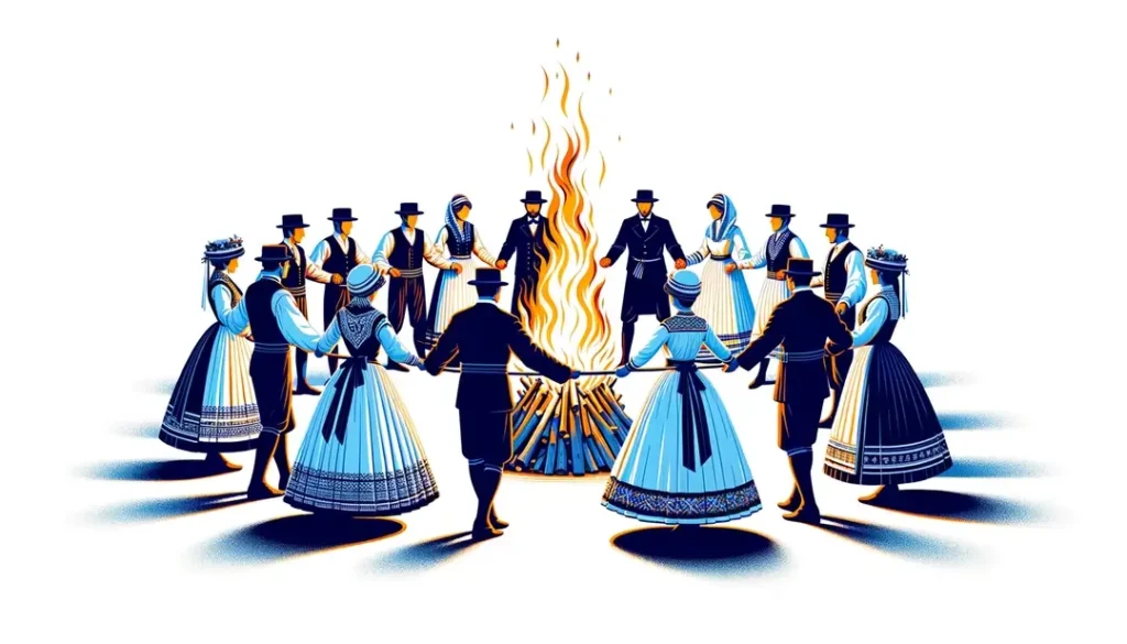Rituels de feu et danse dans le massif des Vosges : culture et tradition