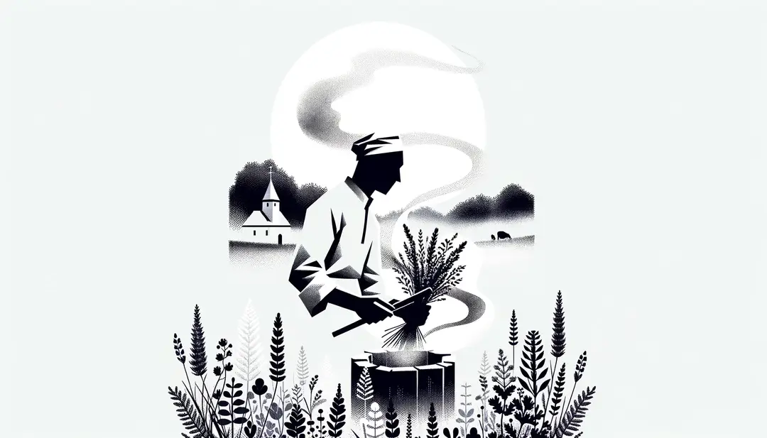 Les rituels de purification par la fumée d'herbes en Lozère : traditions, herbes et bienfaits